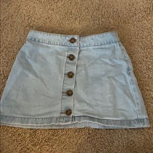 jean skirt